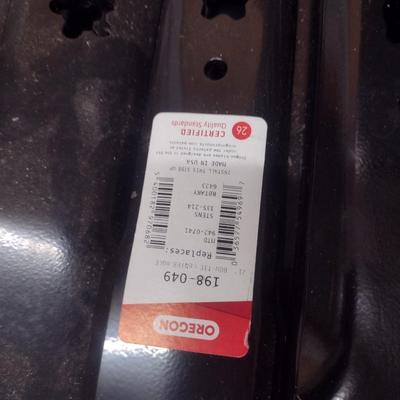 Assortment of New Lawn Mower Blades 21-7" to 22" Choice A