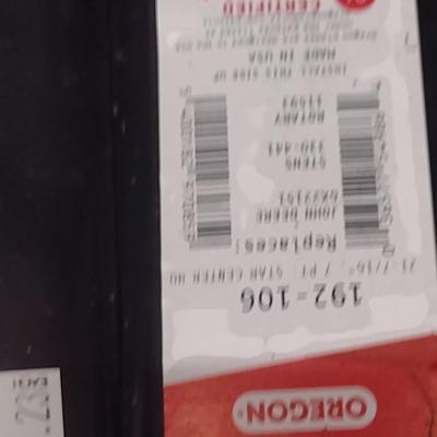 Assortment of New Lawn Mower Blades 21-3/16" to 21-4" Choice B