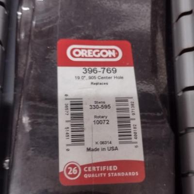 Assortment of New Lawn Mower Blades Various Sizes as Marked Choice C