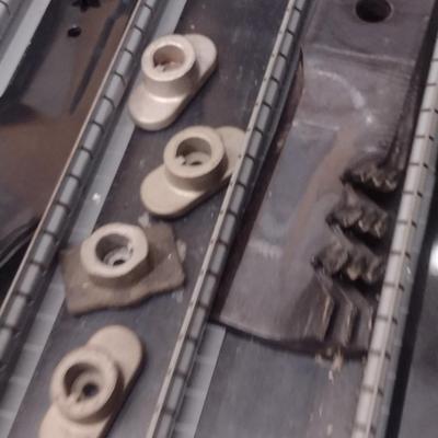 Assortment of New Lawn Mower Blades Various Sizes as Marked Choice C