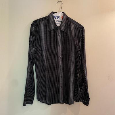 LOT 5X: Men’s Express Clothing - Sweaters & Button Up Shirts (size large)