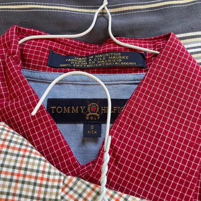 LOT 9X: Vintage Tommy Hilfiger Button Up Shirts & Pants