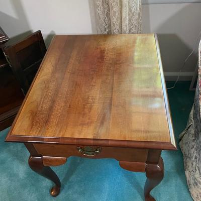 LOT 60F: 2 Broyhill End Tables & Broyhill Rectangular Table