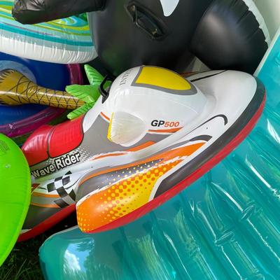 LOT 77S: Collection Of Inflatable Swimming Pool Floats/Toys, Perfect For Summer!