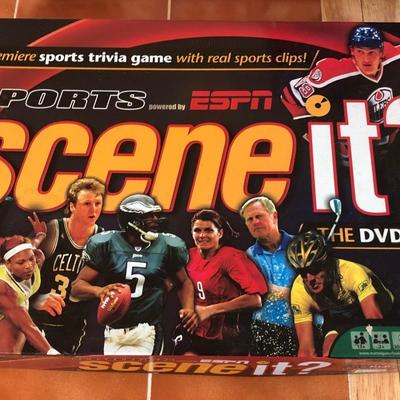 LOT 91B: Large Collection of Board Games incl. NIP Teenage Mutant Ninja Turtles Monopoly & ESPN Sports Scene It? DVD Game