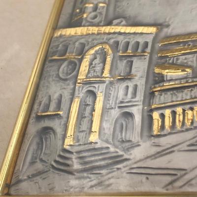 LOT 144K: 925 Ascoli Piceno Piazza del Popolo Relief Art