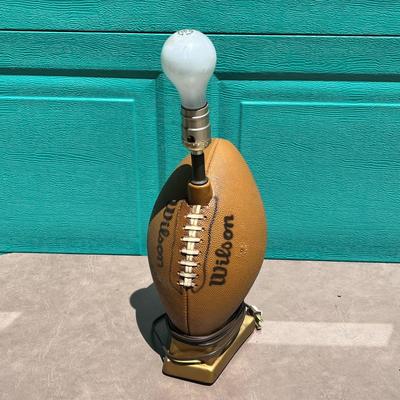 LOT 163G: Vintage 1984 Creative Decor Inc. Wilson Football Lamp
