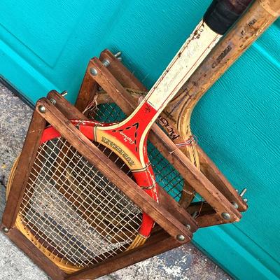 LOT 174G: Vintage Croquet Set, Badminton And More