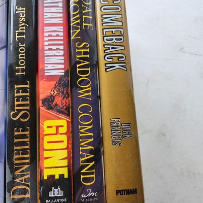 Hardback fiction book lot including Daniel Steel