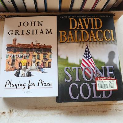 Hardback fiction book lot including John Grisham