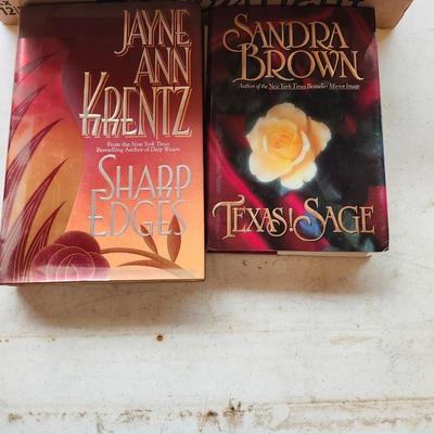 Hardback fiction book lot
