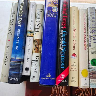Hardback fiction book lot