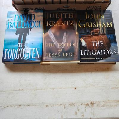 Hardback fiction book lot including John Grisham
