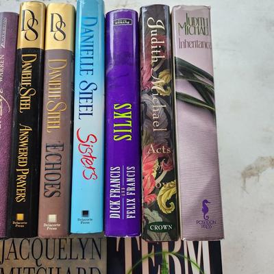 Hardback fiction book lot including Danielle Steel