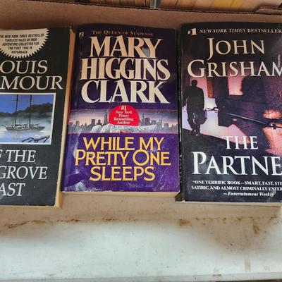 Paperback fiction book lot including John Grisham