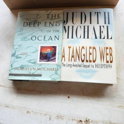 Hardback fiction book lot
