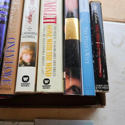 Hardback fiction book lot