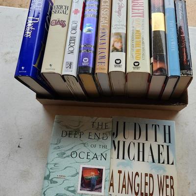 Hardback fiction book lot