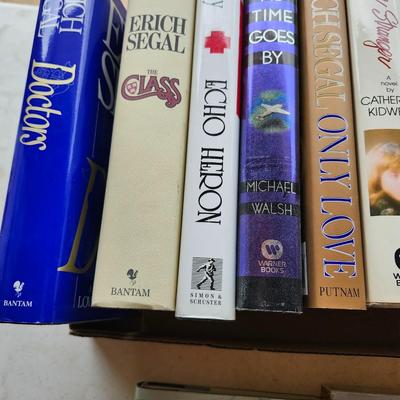 Hardback fiction book lot