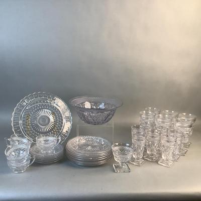 1321 Vintage Cape Cod Glassware Lot