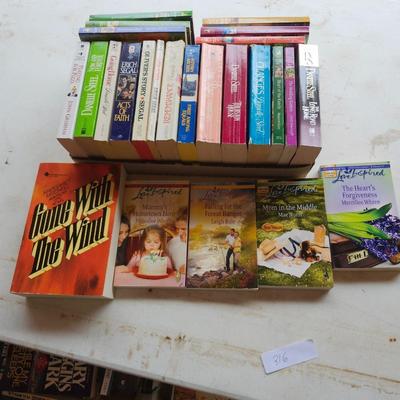 Paperback fiction book lot including Love Inspired