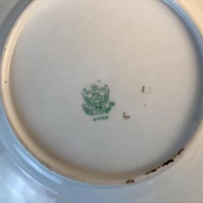 1077 Set of Austrian Game Bird Plates Imperial Ophelia