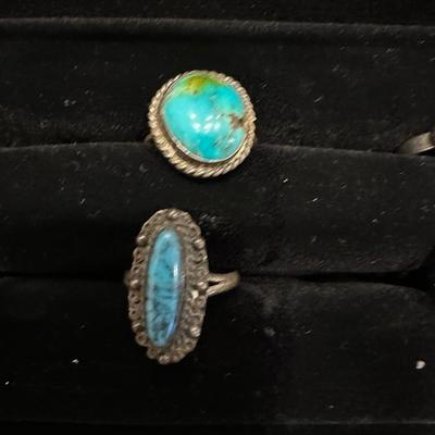 Sterling ring lot- lot of 2
