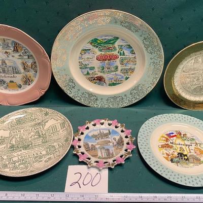 Collectible State and City Plates