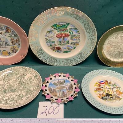 Collectible State and City Plates