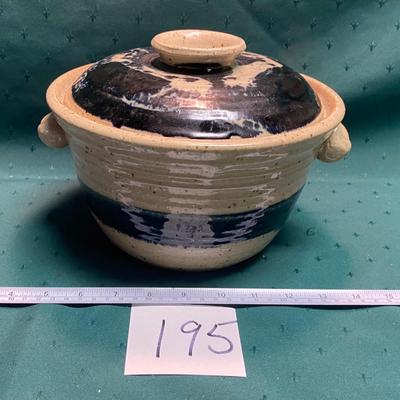 Pottery Bowl with Lid