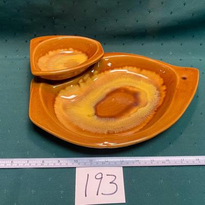 Vintage Maurice of California Chip And Dip Plate