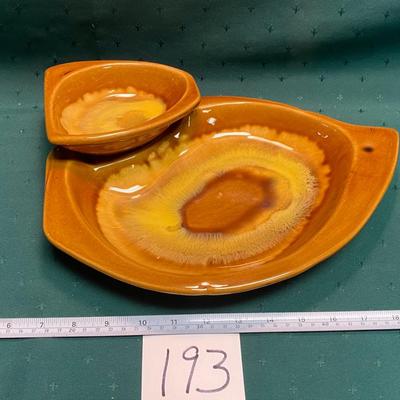 Vintage Maurice of California Chip And Dip Plate