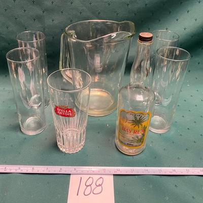 Pitcher and Glasses