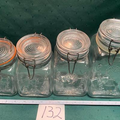 Glass Canister Set