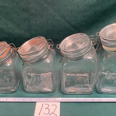 Glass Canister Set