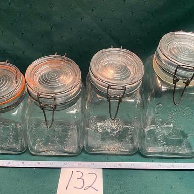 Glass Canister Set