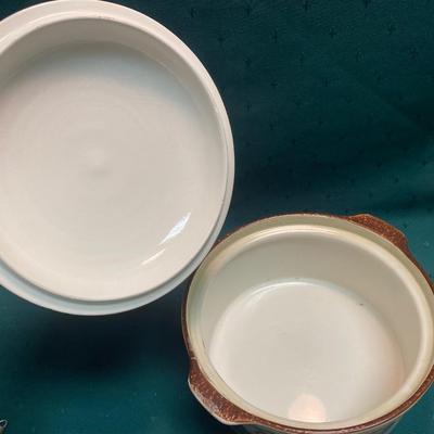 Hand Painted Bowl and Lid