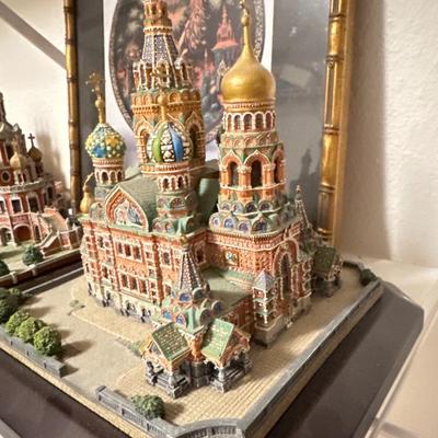 Firebird print & Russian Russian cathedral replicas