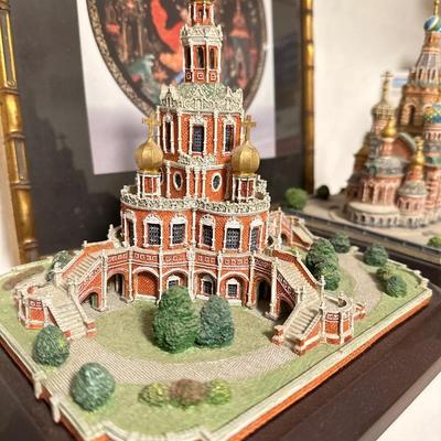 Firebird print & Russian Russian cathedral replicas