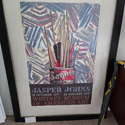 Jasper Johns Framed Art