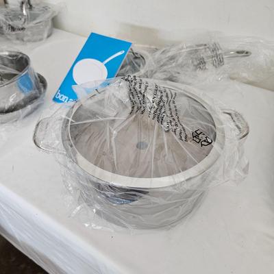 Bon Appetit Stainless Steel Clad Cookware & More (G-JS)