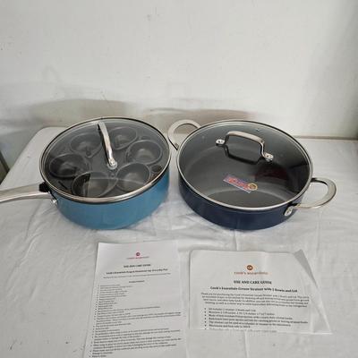 Green Pan, Cooks Essentials, Kitchen Aid & More Non-Stick Cookware (G-JS)