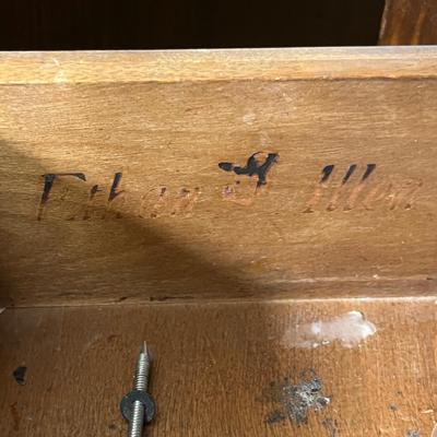 Ethan Allen Walnut corner unit