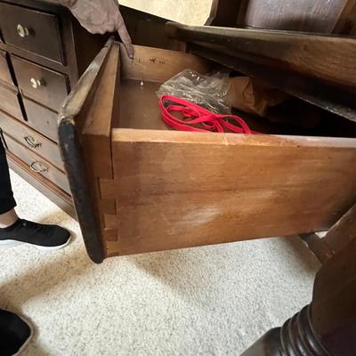 Ethan Allen Walnut corner unit