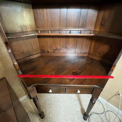 Ethan Allen Walnut corner unit