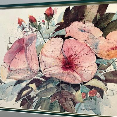 7 Vintage framed paintings, 1 watercolor