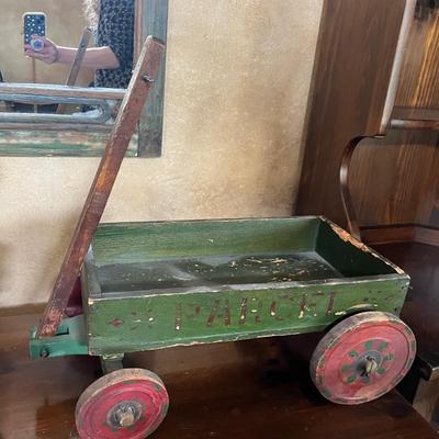 Antique Child's pull wagon
