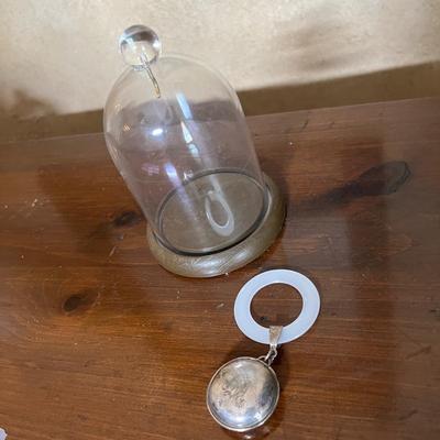 Antique Sterling Silver baby rattle in case