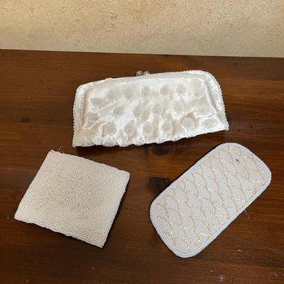 3 beaded purses