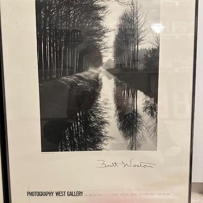 Framed Brett Weston & Morley Baer Posters